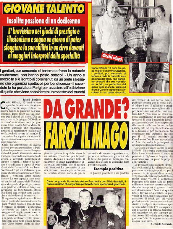Ritaglio: Da grande? Farò il mago