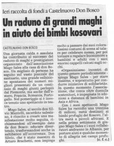 Un raduno di grandi maghi in aiuto dei bimbi kosovari