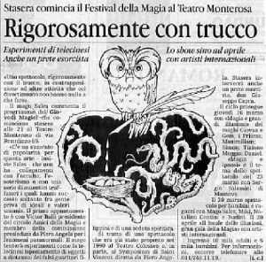 Rigorosamente con trucco