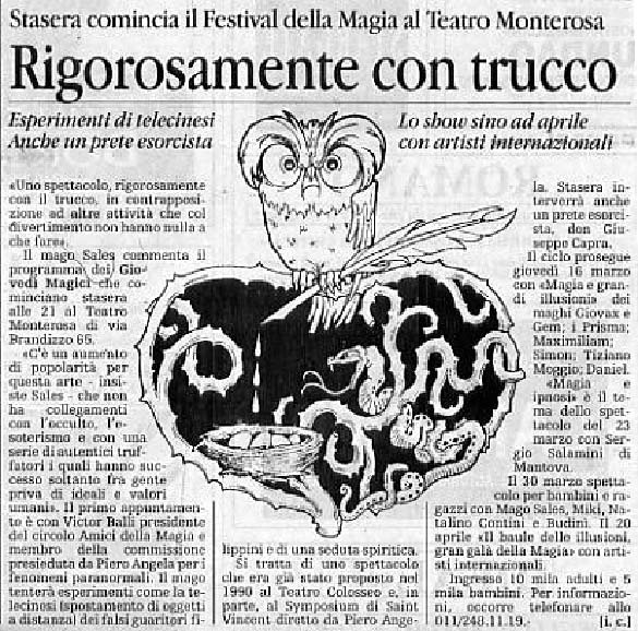 Ritaglio: Rigorosamente con trucco