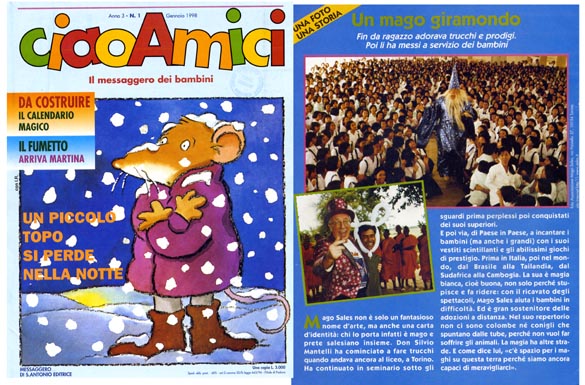 Ritaglio: Un mago giramondo
