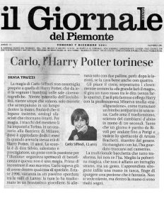 Carlo, l’Harry Potter torinese