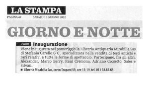 Inaugurazione