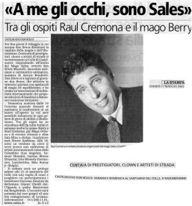“A me gli occhi, sono Sales”
