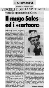 Il mago Sales e i cartoon