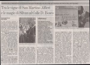 Trale vigne di San Martino Alfieri e le magie di Silvan al Colle D.Bosco