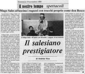 Il salesiano prestigiatore