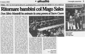 Ritornare bambini col Mago Sales