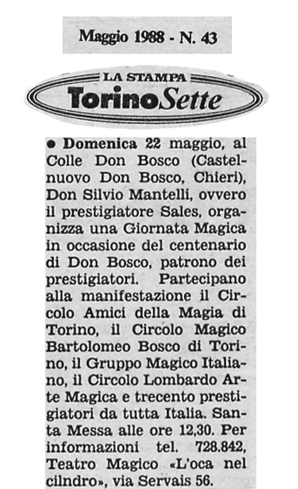 Ritaglio: Domenica..